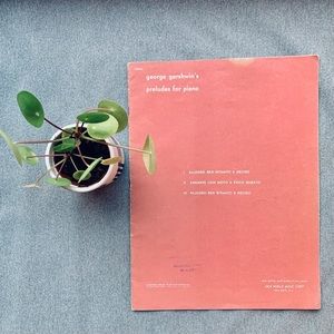 Vintage George Gershwin piano music